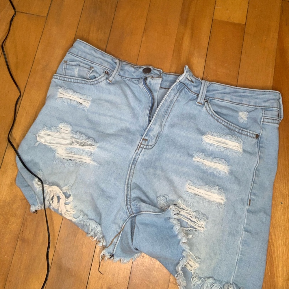 SHEIN ripped shorts